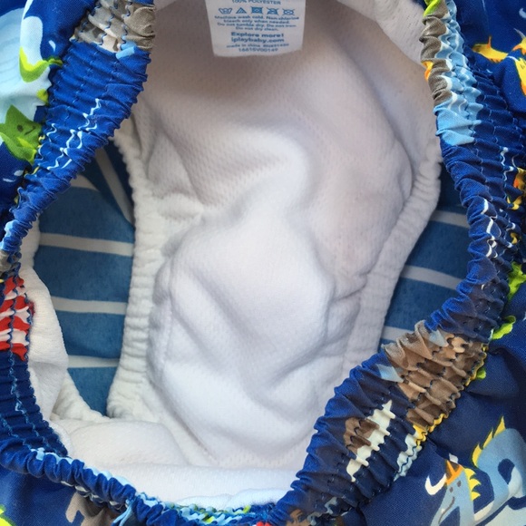 Iplay Boy’s Swim Trunks w/ Swim Diaper VIKINGS - Picture 4 of 5